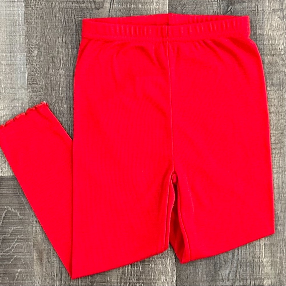 💞 Toddler Girls Size 3T Red Pants